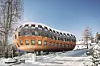 Drvena stambena zgrada koju je projektirao arhitekt Norman Foster sagrađena je 2004.