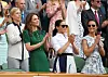 Martina Navratilova u loži All England kluba s princezom Kate, Meghan Markle i Pippom Middleton 2019.