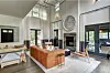 3-1-2020 Actress Ellen Pompeo has sold her home in Sag Harbor, New York for .995 million. Built in 2013 and designed by Pompeo herself, there are 2,400 square feet of living space, with five bedrooms and four bathrooms. The house sits on eight acres of land. Pictured: Ellen Pompeo's house, Image: 490779312, License: Rights-managed, Restrictions: , Model Release: no, Credit line: REALTOR / Planet / Profimedia