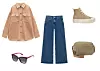Košulja od samta 229,90 kn/30,51 € ZARA. Traperice 199,90 kn/26,53 € PULL&BEAR. Samtene tenisice 229,90 kn/30,51 € PULL&BEAR. Torba za struk Levi‘s 300 kn/39,82 € ZALANDO.HR. Sunčane naočale Furla 1080 kn/143,34 € OPTIKA JO-JO.