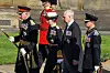 Iza kraljičina lijesa hodala su njezina djeca: Charles III., princeza Anne, princ Andrew i princ Edward