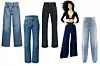 Baggy traperice Zara (229,90 kn)/ široke traperice Weekday; About You (377 kn)/ tamne traperice Wandler; Matchesfashion (220 eura)/ široke traperice Zara (229,90 kn)/ isprane traperice Weekend Max Mara; Matchesfashion (165 eura)