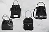 Torba od mekane kože Arket (175 eura)/ kožna torba s lancem Maison Margiela; My Theresa (920 eura)/ torba od najlona Prada; Matches Fashion (950 eura)/ platnena torba Balenciaga; My Theresa (695 eura)