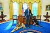PRedsjednik SAD-a Joe Biden sa svoja dva psa - Champom i Majorom.