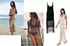 Haljina s resama Zara (39,95 eura)/ mrežasta majica Zara (29,95 eura)/ rupičasta haljina s resama Twinset;Karla (167 eura)/ duga haljina za plažu Oysho (45,99 eura)