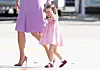 HAMBURG, GERMANY - JULY 21: Prince William, Duke of Cambridge, Catherine, Duchess of Cambridge, Prince George of Cambridge and Princess Charlotte of Cambridge view helicopter models H145 and H135 before departing from Hamburg airport on the last day of their official visit to Poland and Germany on July 21, 2017 in Hamburg, Germany. (Photo by Chris Jackson/Getty Images)