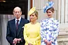 Sophie, vojvotkinja od Edinburgha s kćeri Louise Windsor i vojvodom od Kenta na ovogodišnjoj paradi Trooping the colour