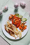 Pečena raža s dimljenom hokkaido bučom
