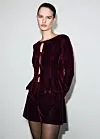 Bluza od baršuna s mašnama - prije 29,99 eura, sada 12,99 eura