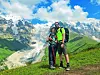 Supružnici Tomašević na planinarenju na Kavkazu.
