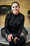 Zagreb, 190220. Novinarka Ida Tomaskovic isprobala je vjezbe na trampolinu u UniFit studiju. Foto: Neja Markicevic / CROPIX