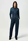 Wrangler WESTERN COVERALL - Kombinezon - rustic rinse - 139,23 eura