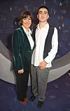 Christiane Amanpour sa sinom Dariusom John om Rubinom.