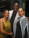 Michael Jordan sa suprugom Yvette Prieto Jordan i pjevačicom Aliciom Keys