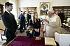 Giorgia Meloni i Andrea Giambruno s kćeri Ginevrom na audijenciji kod pape Franje u siječnju ove godine