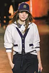 Model walks on the runway at the Tommy Hilfiger fashion show during Fall / Winter 2020 / 2021 London Fashion Week in London, England on Feb. 16, 2020.,Image: 499097275, License: Rights-managed, Restrictions: *** World Rights ***, Model Release: no, Credit line: Jonas Gustavsson / ddp USA / Profimedia