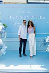 Amar Bukvić i Alma Vukičević Bukvić,voditeljica marketinga Alfa Vision Optike