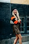 Street style, Emili Sindlev arriving at Ganni Spring Summer 2021 show, held at Badsmandsstraede, Copenhagen, Denmark, on August 10th, 2020.,Image: 551765319, License: Rights-managed, Restrictions: , Model Release: no, Credit line: Bertrand-Hillion Marie-Paola/ABACA / Abaca Press / Profimedia