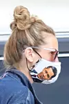 *EXCLUSIVE* Malibu, CA - Actress Julia Roberts wears a personalized 'Barack Obama' face mask while shopping at the Malibu Country Mart. *UK Clients - Pictures Containing Children Please Pixelate Face Prior To Publication*, Image: 523368058, License: Rights-managed, Restrictions: , Model Release: no, Credit line: BACKGRID / Backgrid USA / Profimedia