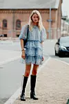 Street style, Rebekka Eriksen arriving at 7 days active Spring Summer 2021 show, held at Carlsberg HQ, Copenhagen, Denmark, on August 10th, 2020.,Image: 551765665, License: Rights-managed, Restrictions: , Model Release: no, Credit line: Bertrand-Hillion Marie-Paola/ABACA / Abaca Press / Profimedia