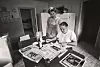 ALTON, UNITED STATES - JANUARY 01: ERA opponent Phyllis Schlafly with her husband Fred at home. (Photo by Thomas S. England/The LIFE Images Collection via Getty Images/Getty Images)