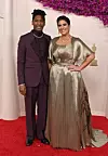 Suleika Jaouad i Jon Batiste na Oscarima su spremno pozirali fotografima, a poglede je posebno privlačila kreacija koju potpisuje Angelina Jolie