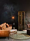 Vitrina Gertlush od željeza sa završnom obradom od mjedi 63,5x41,5x 184 cm, 908 € GNIJEZDO