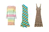 Rebrasta haljina Rixo (2487 kn)/ haljina na jedno rame JW Anderson (4800 kn)/ kukičana haljina Mango (449,90 kn)