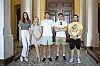 Maturanti Gimnazije Matije Antuna Reljkovića u Vinkovicima: (slijeva nadesno) Ana Ćenan, Maja Stolar, Andro Jurić, Matko Papić i Jan Rakijašić
