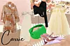 Budna od umjetnog krzna Stella McCartney / lanena haljina Jacquemus / asimetričan top The Attico / mini torbica Bottega Veneta / haljina od tila Molly Goddard / cipele na petu Amina Muaddi