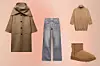 Vuneni kaput Zara (199 eura)/Traperice s visokim strukom Zara (29,95 eura)/Pulover s ovratnikom Zara (22,95 eura)/Čizme Uggs (200 eura)