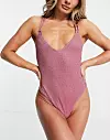 Asos jednodijelni sjajni bikini, 198,32 kune.