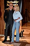Direktor festivala Melodije Jadrana Tomislav Mrduljaš s Jelenom Rozgom