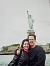 Sa suprugom je živjela u Queensu, dok im je Manhattan bio središte života