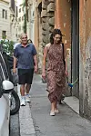 S ocem Paulom J.-em Qualleyjem na odmoru u Rimu