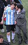 S Lionelom Messijem na Svjetskom prvenstvu 2010.
