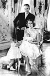 Grace Kelly sa suprugom, knezom Reinerom III. i djecom Carolinom i Albertom
