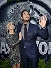 HOLLYWOOD, CA - JUNE 09: Actors Chris Pratt (R) and Anna Faris attend the Universal Pictures'