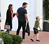 *EXCLUSIVE* Pacific Palisades, CA - **WEB MUST CALL FOR PRICING** Newlyweds Chris Pratt and Katherine Schwarzenegger step out for an evening in the Pacific Palisades with Chris' son, Jack Pratt, and friends. The family enjoyed a celebratory dinner at Blue Ribbon sushi and even enjoy a movie. *UK Clients - Pictures Containing Children Please Pixelate Face Prior To Publication*,Image: 446340635, License: Rights-managed, Restrictions: , Model Release: no, Credit line: Dsanchez/CPR / BACKGRID / Backgrid USA / Profimedia