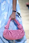 PARIS, FRANCE - OCTOBER 01: A model, bag detail, walks the runway during the Miu Miu Womenswear Spring/Summer 2020 show as part of Paris Fashion Week on October 01, 2019 in Paris, France. (Photo by Pascal Le Segretain/Getty Images)