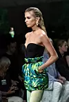 MILAN, ITALY - SEPTEMBER 20: Stella Maxwell walks the runway at the Versace show during the Milan Fashion Week Spring/Summer 2020 on September 20, 2019 in Milan, Italy. (Photo by Vittorio Zunino Celotto/Getty Images)