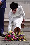 Princeza je položila cvijeće na spomenik nedužnim žrtvama rata