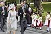 Leopoldo Maduro Vollmer u pratnji majke Sophije dolazi na ceremoniju vjenčanja