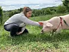 Nataša Dorčić s mladom prasicom trenirala je dva mjeseca prije snimanja