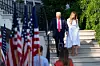 Donald Trump i njegova supruga Melania na proslavi Dana nezavisnosti