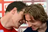 Luka Modric i Slaven Bilić 2012. na konferenciji za novinare