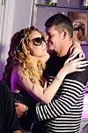 25 JULY 2016 - Capri - Italy *** EXCLUSIVE PICTURES NOT AVAILABLE FOR ITALY, FRANCE GERMANY AND SPAIN *** Singer Mariah Carey pictured partying the night away with Billionaire Australian Boyfriend James Packer while on Holiday in Capri, The happy couple can be seen looking very much loved up as they are seen dancing and smooching while knocking back the drinks on the dance floor before leaving with friends and security and heading to their awaiting boat back to the super yacht.,Image: 294939170, License: Rights-managed, Restrictions: EXCLUSIVE PICTURES - ***EXCLUSIVE PICTURES NOT AVAILABLE FOR ITALY, FRANCE GERMANY AND SPAIN*** *UK CLIENTS - PLEASE PIXELATE CHILDS FACE BEFORE PUBLICATION **UK CLIENTS MUST CALL PRIOR TO TV OR ONLINE USAGE PLEASE TELEPHONE 44 208 344 2007**, Model Release: no, Credit line: CPRMP / Backgrid UK / Profimedia