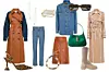 Baloner Chloe/ cipele Amina Muaddi/ naušnice Saint Laurent/ prsten Spinelli/ traperice i traper košulja Blazé Milano/ suknja Sportmax/ narukvica Carolina Bucci/ torba Jackie, Gucci/ sunčane naočale Toteme/ čizme Pore and Pire