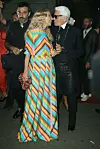 Franca Sozzani i Karl Lagerfeld na partiju 'Vogue Italia 50th Anniversary' u Piazzi Castello u Milanu, 2014. /Getty Images