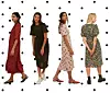 Babydoll midi haljina 35 funti; Haljina od organze 45 funti; Haljina s crnim točkicama 35 funti; Haljina s cvjetnim uzorkom 45 funti